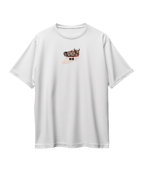 Anime Oversized Graphic T-Shirt for Men | Premium Heavyweight Cotton Streetwear Tee | Japanese Manga Back Print | RUDEX